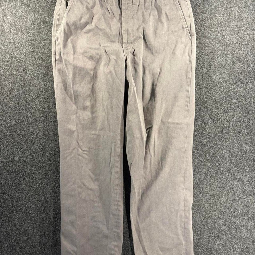 LL Bean Vintage Khaki Chinos Freeport Maine Made in USA 34 Relaxed Straight Leg